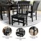 Flash Furniture HERCULES School House Back Black Wood Restaurant Chair XU-DG-W0006-BLK-GG - alternate 4